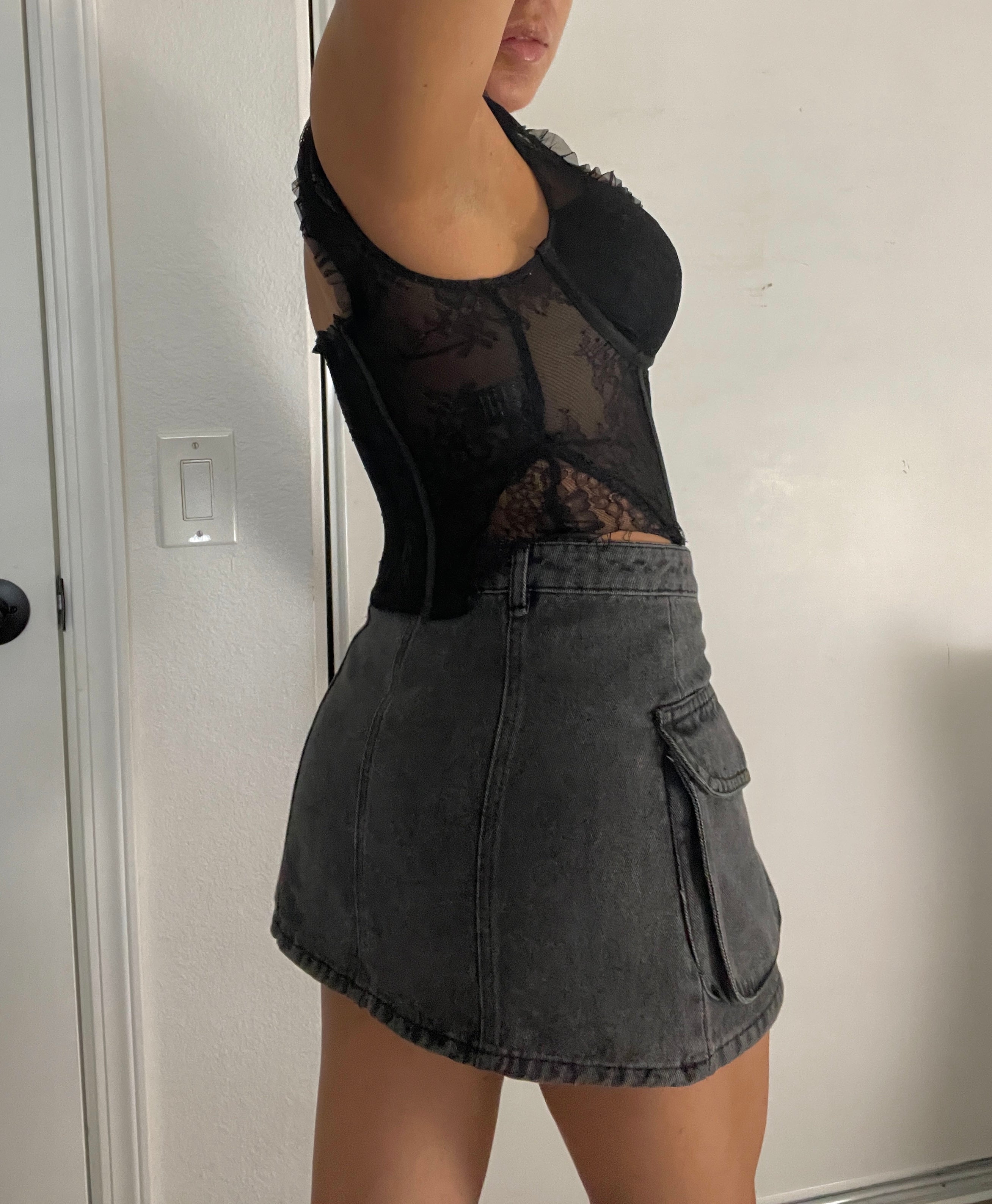 One of a Kind Lace Corset Top